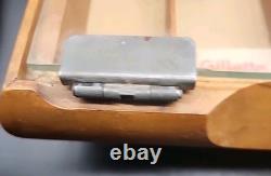 Vintage 1950s GILLETTE Razor & Blade Advertising Store Counter-top Display Case