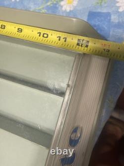 Vintage 1950s Gillette Razor Blade Wood Glass Counter Top Display Case
