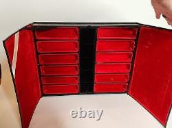 Vintage 1950s La Lunette de Paris Eyeglass dealer display case holder with trays