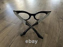 Vintage 1950s Oversized 17 Lucite Cat-Eye Eyeglasses Store Display TRADE SIGN