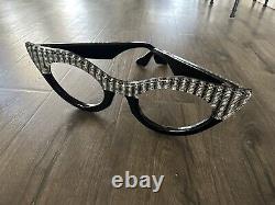 Vintage 1950s Oversized 17 Lucite Cat-Eye Eyeglasses Store Display TRADE SIGN