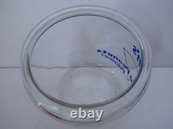 Vintage 1950s TOM'S Toasted Peanuts Glass Jar Store Display 10.5 Red Knob EXC