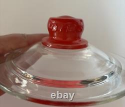 Vintage 1950s TOM'S Toasted Peanuts Glass Jar Store Display Large 10.5 #1