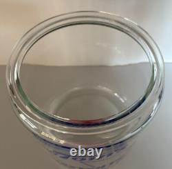 Vintage 1950s TOM'S Toasted Peanuts Glass Jar Store Display Large 10.5 #2 Vintage 1950s TOM'S Toasted Peanuts Glass Jar Store Display Large 10.5 #2