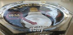 Vintage 20s TUNGSRAM Budapest advertising glass store counter change tray