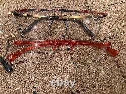 Vintage 80s 90s Eyeglass Frames and display case Sting-Woodstock 1969 plus more