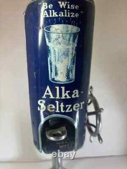Vintage ALKA SELTZER PHARMACY SODA FOUNTAIN GRINDER DISPENSER MACHINE