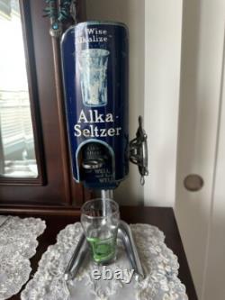 Vintage ALKA SELTZER PHARMACY SODA FOUNTAIN GRINDER DISPENSER MACHINE