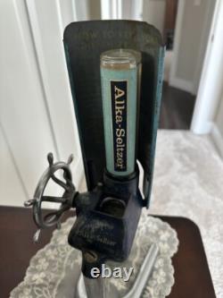 Vintage ALKA SELTZER PHARMACY SODA FOUNTAIN GRINDER DISPENSER MACHINE