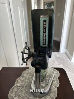 Vintage ALKA SELTZER PHARMACY SODA FOUNTAIN GRINDER DISPENSER MACHINE