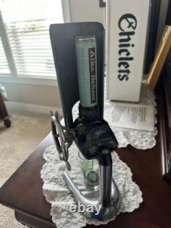 Vintage ALKA SELTZER PHARMACY SODA FOUNTAIN GRINDER DISPENSER MACHINE