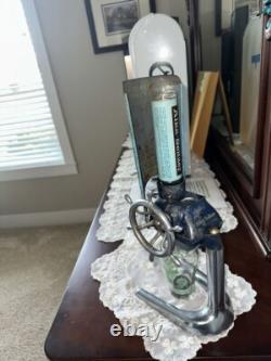 Vintage ALKA SELTZER PHARMACY SODA FOUNTAIN GRINDER DISPENSER MACHINE