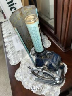 Vintage ALKA SELTZER PHARMACY SODA FOUNTAIN GRINDER DISPENSER MACHINE