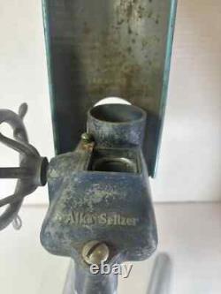 Vintage ALKA SELTZER PHARMACY SODA FOUNTAIN GRINDER DISPENSER MACHINE