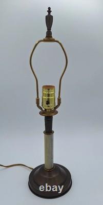 Vintage ARROW COLLARS AND SHIRTS Faux Stained Glass Adjustable Advertising Lamp