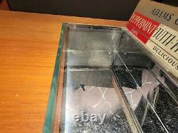 Vintage Adams Gum Display Store Counter Metal Glass Sign Tray Antique