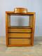 Vintage Advertising La Cross Manicuretools Display Cabinet With Glass Front