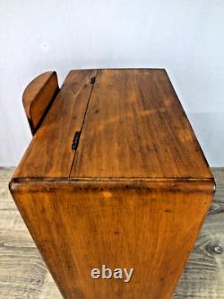Vintage Advertising La Cross ManicureTools Display Cabinet with Glass Front