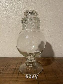 Vintage/Antique Tiffin Dakota 14 Glass Apothecary Jar Drug Store Display