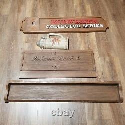 Vintage BUDWEISER Stein COLLECTOR SERIES Store Display Beer Sign 36 x 22 x 7