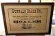 Vintage Buffalo Scale Co. Ad, Framed Under Glass, Large 48 X 28