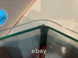 Vintage Charms Candy Squares Glass Metal Spinning Container with Coupon