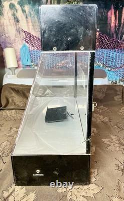 Vintage Citizen Pocket Watch Light Up Mirrored Display Case Works Plexiglass