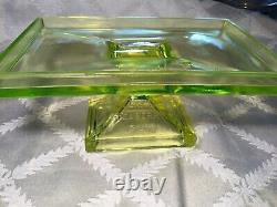 Vintage Clark's Teaberry Gum Advertising Store Display Vaseline Glass