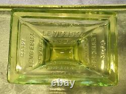 Vintage Clark's Teaberry Gum Advertising Store Display Vaseline Glass