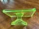 Vintage Clark's Teaberry Gum Vaseline / Uranium Glass Display Tray