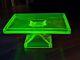 Vintage Clark's Teaberry Gum Vaseline/uranium Glass Display Tray