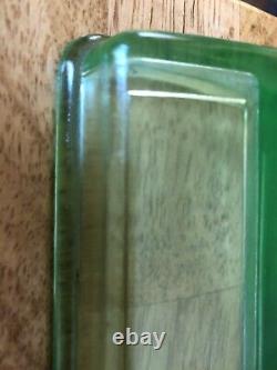 Vintage Clarks Teaberry Gum Uranium Glass Tray