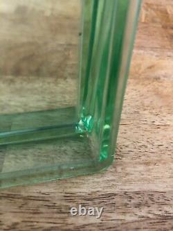 Vintage Clarks Teaberry Gum Uranium Glass Tray