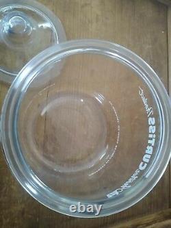 Vintage Curtiss Candy Glass Display Jar With LID 10 High General Store