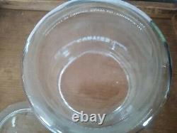 Vintage Curtiss Candy Glass Display Jar With LID 10 High General Store