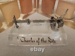 Vintage Deco Charles of the Ritz Blended Powder Store Advertising Display Lucite