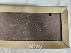 Vintage Eutectic World Leader, Glass Front, Metal Display Cabinent, 20.5