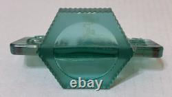 Vintage FENTON Dealer Store Display Sign Logo 5 Green Iridescent Art Glass