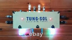 Vintage Folk Art Lighted Sign Advertising Display Tung-Sol Electron Power Tube