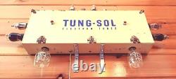 Vintage Folk Art Lighted Sign Advertising Display Tung-Sol Electron Power Tube