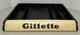 Vintage Gillette Razor Store Counter Top Advertising Display Case Wood No Glass