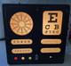 Vintage Green Test Cabinet Optometry Eye Exam Test Wood Glass Cabinet Light #20