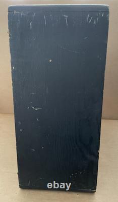 Vintage GREEN TEST CABINET Optometry Eye Exam Test Wood Glass Cabinet Light #20