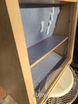 Vintage General Store Display Cabinet Glass Mercantile Counter Top Show Case