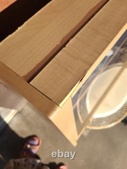 Vintage General Store Display Cabinet Glass Mercantile Counter Top Show Case