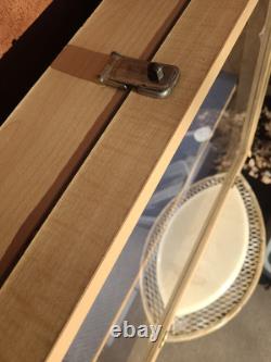 Vintage General Store Display Cabinet Glass Mercantile Counter Top Show Case