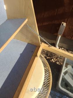 Vintage General Store Display Cabinet Glass Mercantile Counter Top Show Case