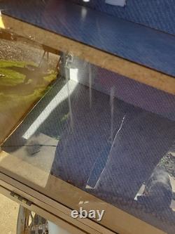 Vintage General Store Display Cabinet Glass Mercantile Counter Top Show Case