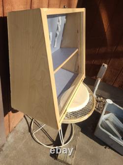 Vintage General Store Display Cabinet Glass Mercantile Counter Top Show Case