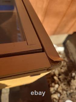 Vintage General Store Display Cabinet Glass Mercantile Counter Top Show Case